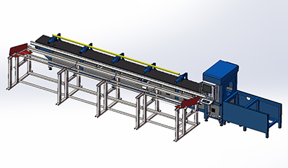 自動(dòng)上下料切割流水線