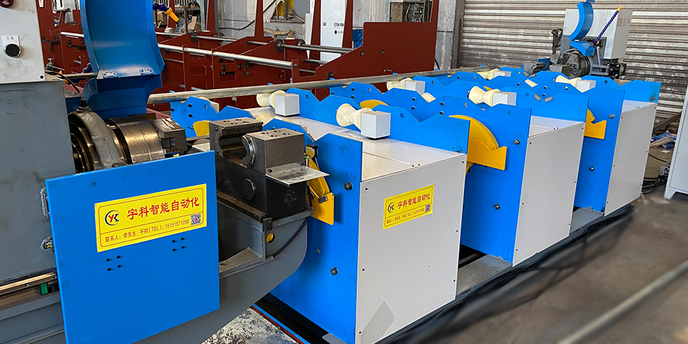 自動(dòng)上下料切割套絲生產(chǎn)線