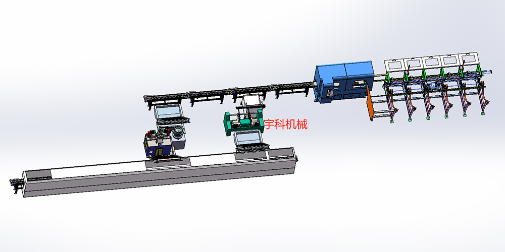自動(dòng)上下料切割倒角超聲波清洗生產(chǎn)線